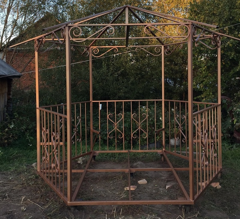 Беседки из металла