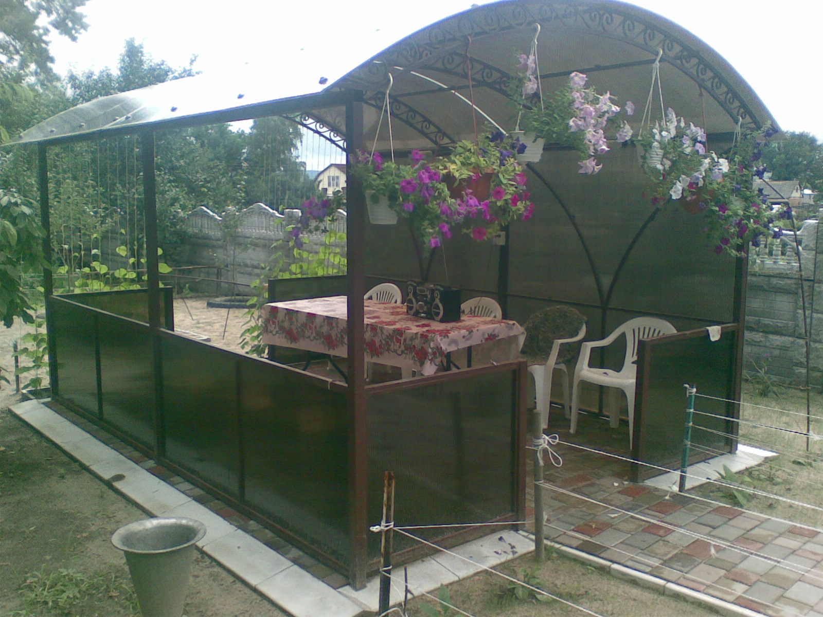 Беседки из металла